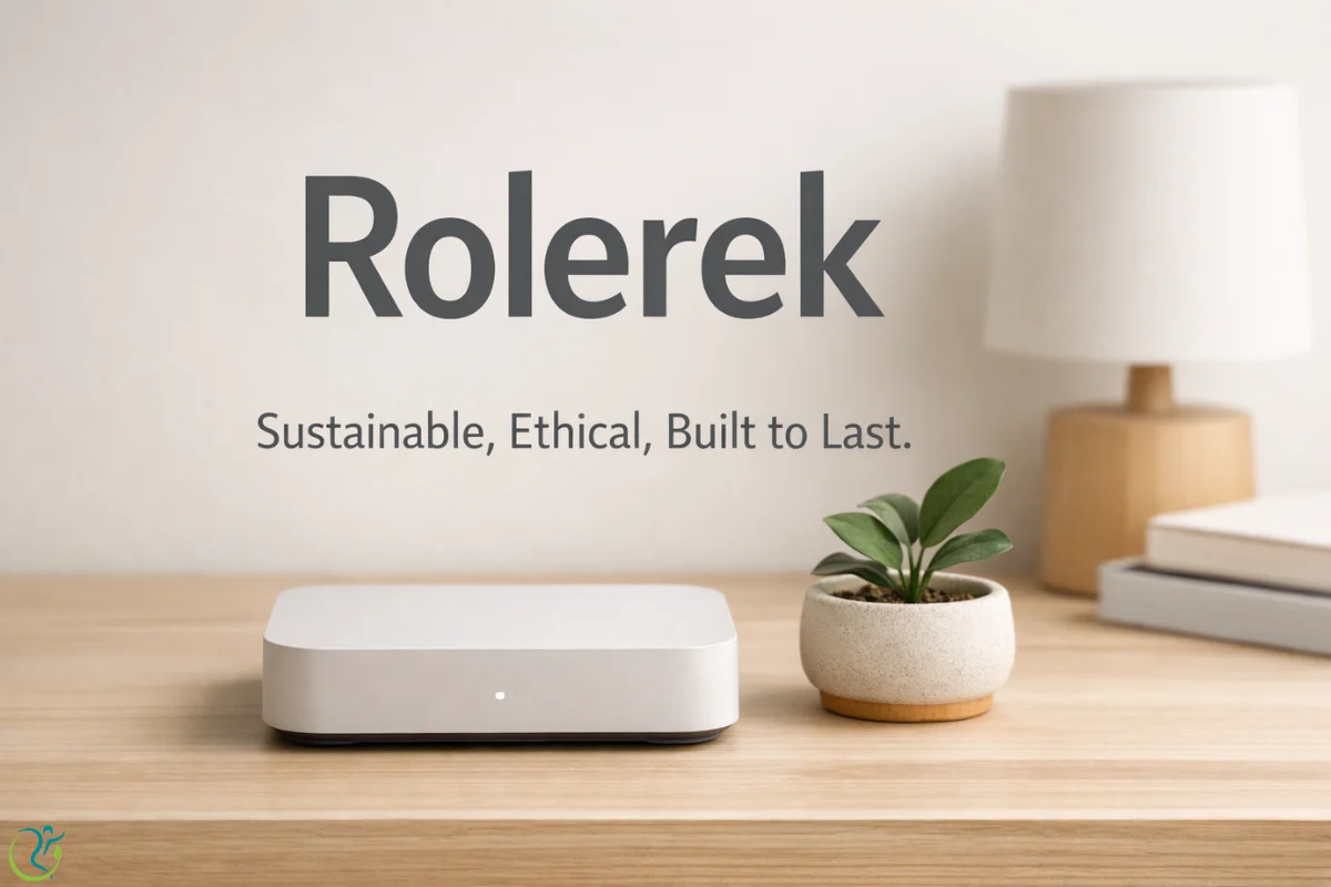 Rolerek sustainable smart home technology designed for long-term use.