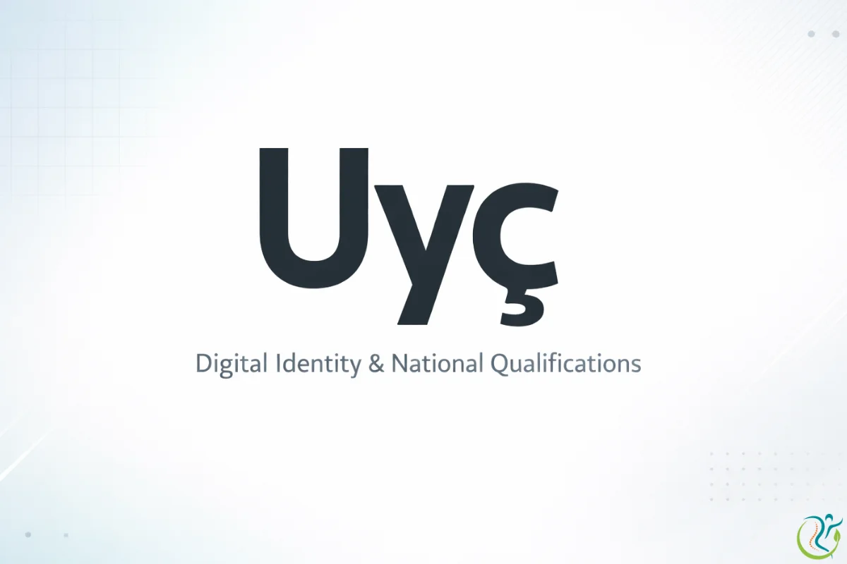 Uyç digital identity and national qualifications framework concept.