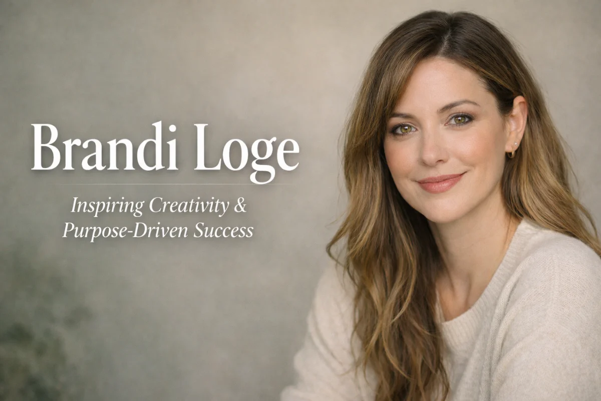 Brandi Loge – purpose-driven actress, entrepreneur, and sustainable skincare founder