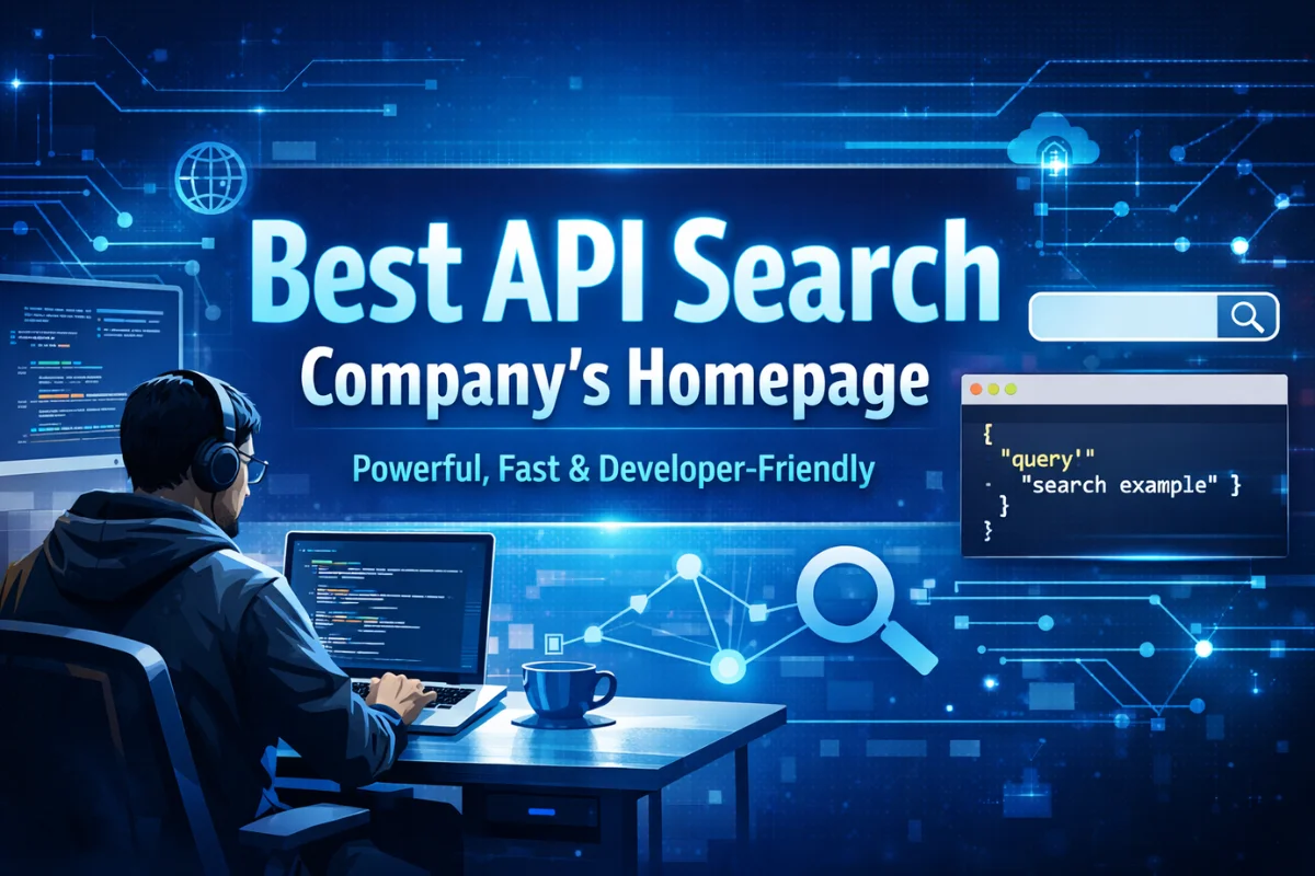 Best API Search Company’s Homepage