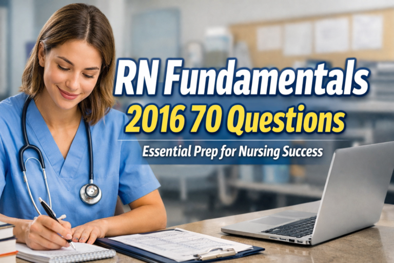 RN Fundamentals 2016 70 Questions