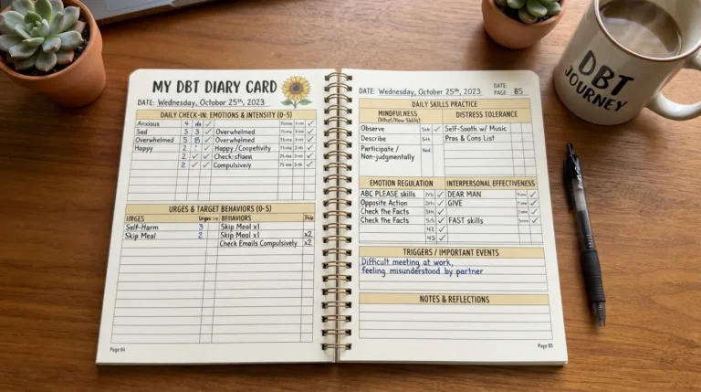 DBT Journal: How to Use One, What to Track & Templates