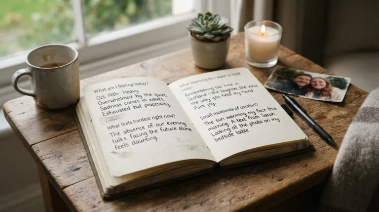 Grief Journal: Prompts & Ideas for Coping With Loss