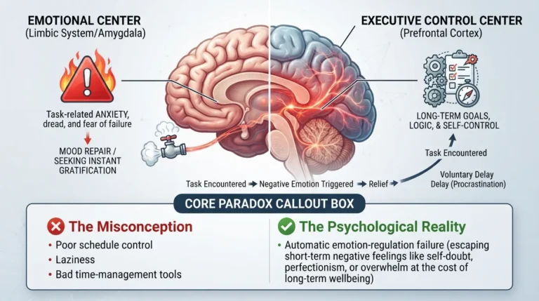 Reasons for Procrastination: The Real Psychology Behind Why We Delay