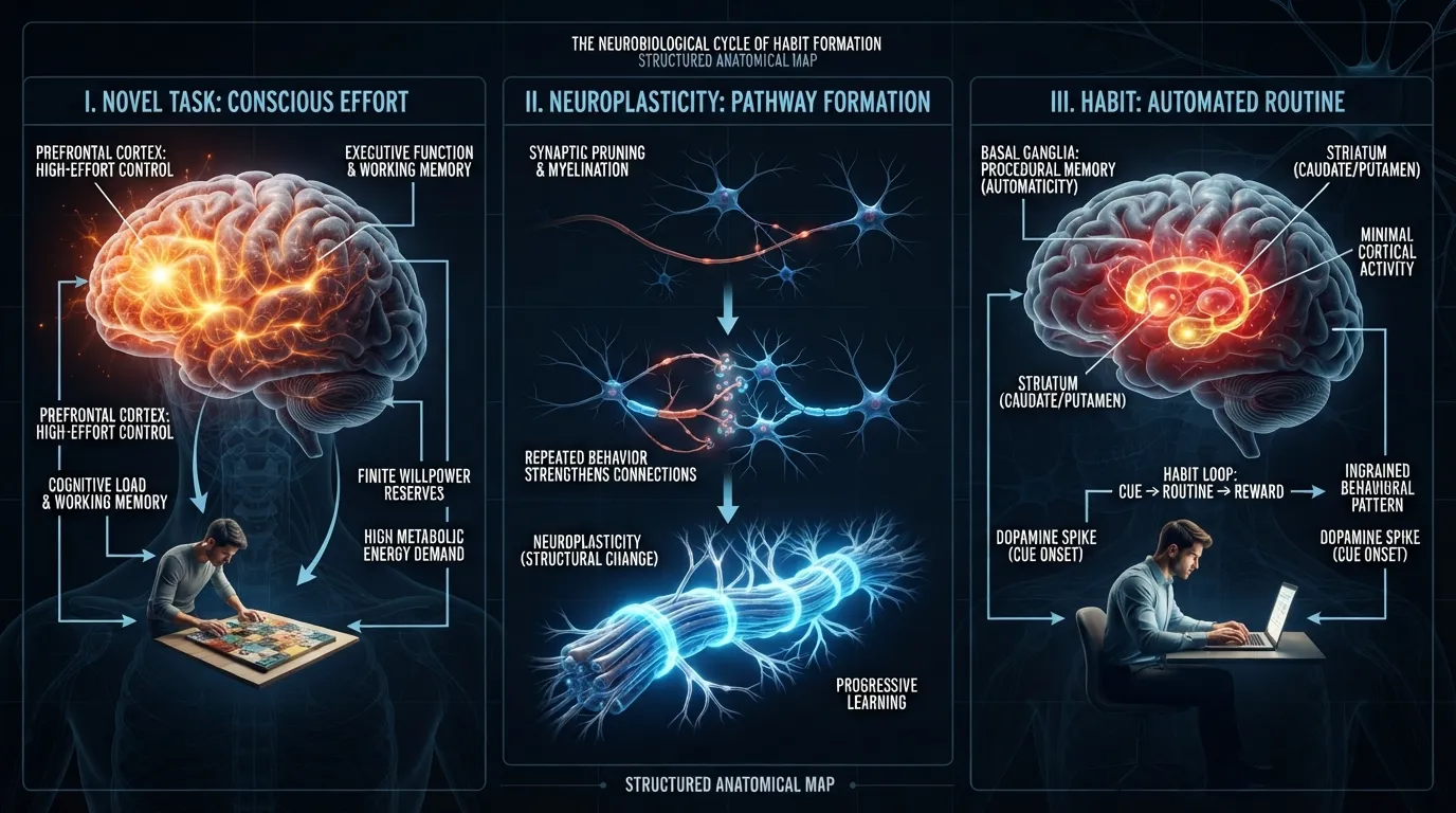 Brain Science Behind Habit Formation and Neural Pathways