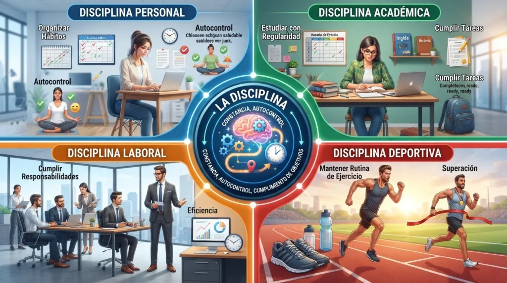 Qué es la disciplina, sus tipos y ejemplos aplicados a la vida diaria