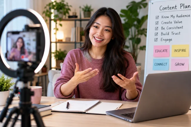 Social Media Girls creator building audience trust