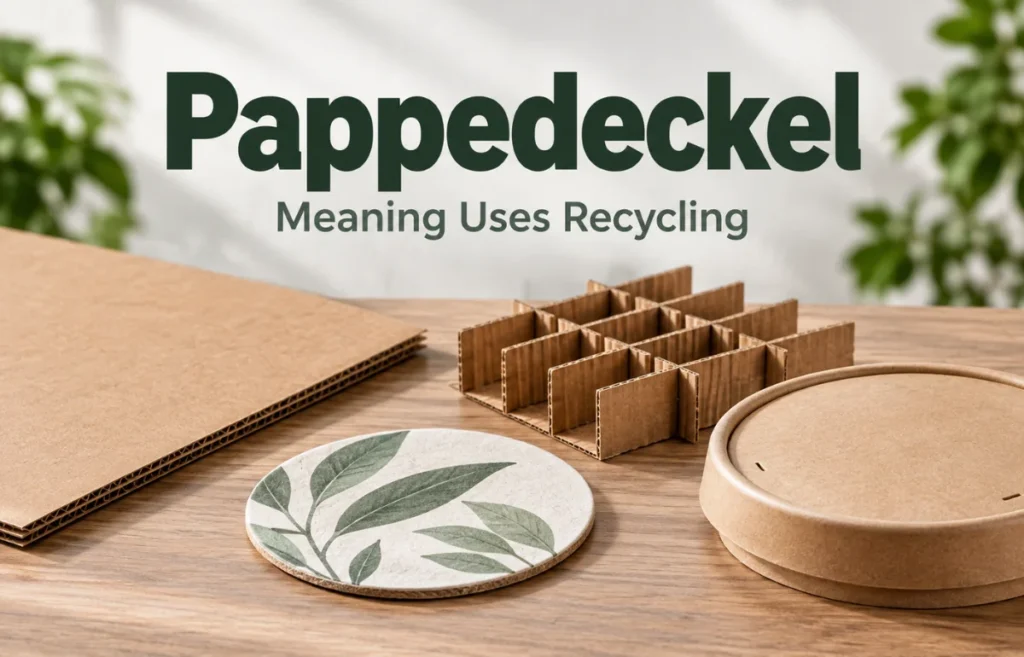 Pappedeckel cardboard types and uses
