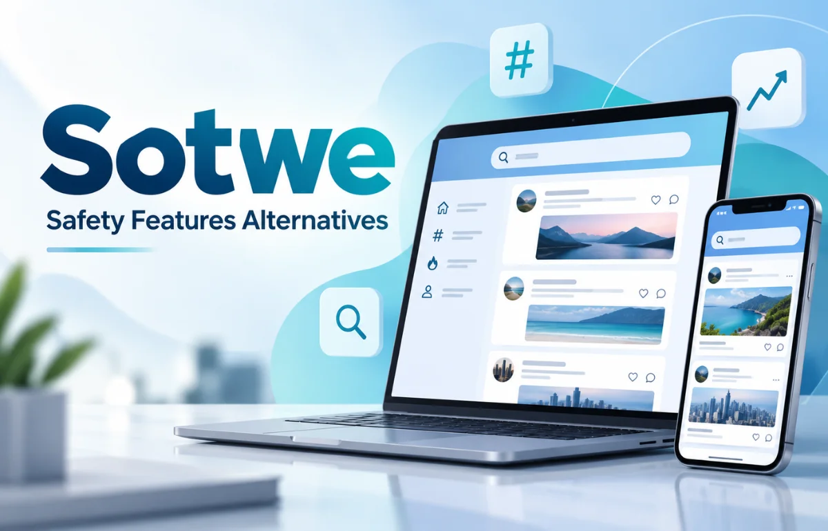Sotwe Twitter viewer on laptop and smartphone