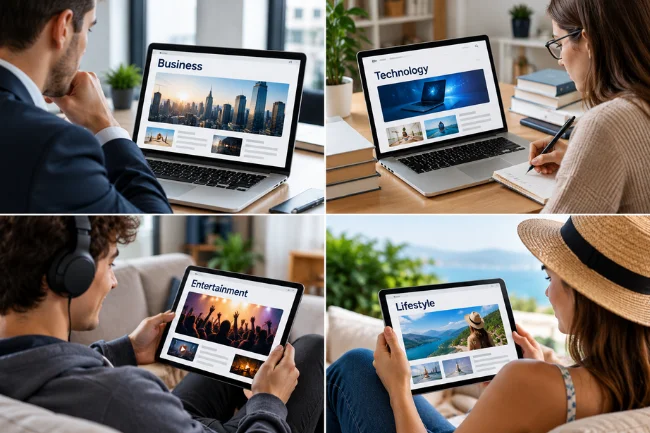 Sosoactive content for business, technology, entertainment and lifestyle